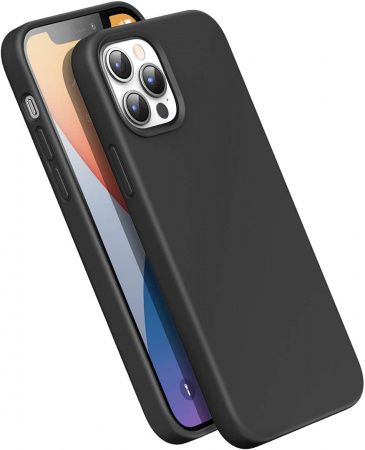 20457 Накладка силиконовая для Iphone 12 Pro MAX UGREEN LP419, цвет: черный
