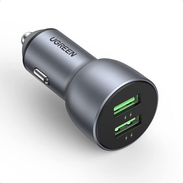 10144 Автомобильное зарядное устройство UGREEN CD213 36W 2xUSB-A 10144 Автомобильное зарядное устройство UGREEN CD213 36W 2xUSB-A