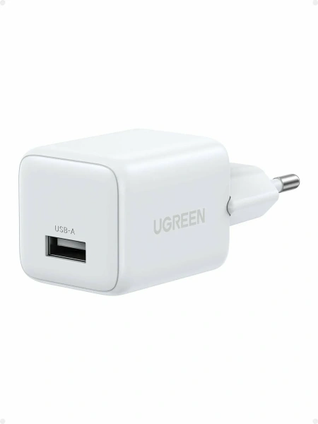 75623 Сетевое зарядное устройство UGREEN X518 18W USB GaN Fast Charger. Цвет: белый 