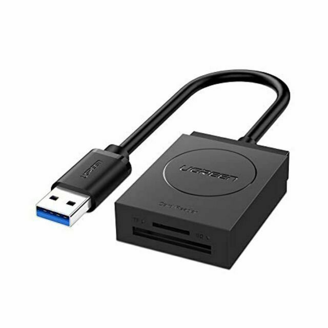 20250 Картридер Ugreen CR127 USB3.0 - SD+MicroSD.Цвет - черный  на ugreen.by 