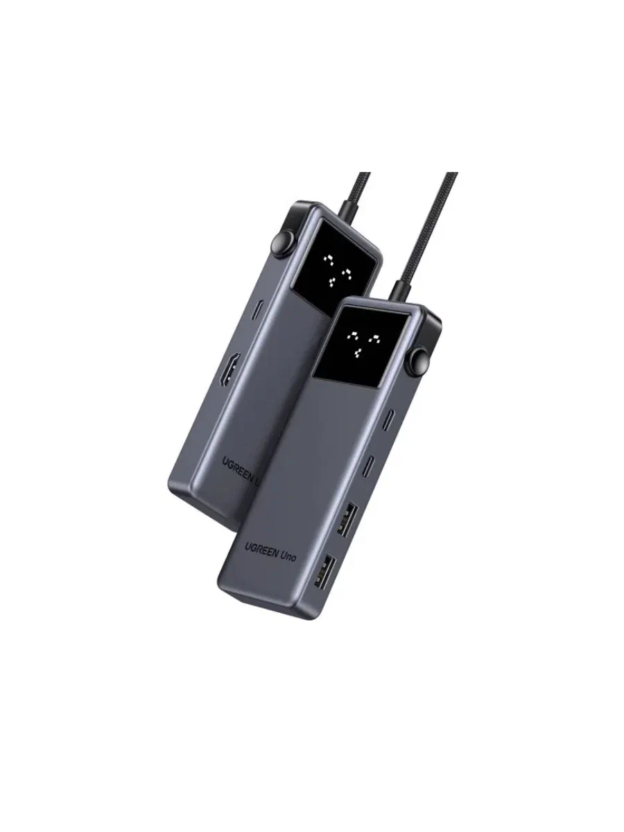 35998 Док-станция UGREEN CM888 UNO USB-C - 2xUSB-A 3.2, 2xUSB-C 3.2, HDMI v2.0 4K 60Hz, PD 100W 35998 Док-станция UGREEN CM888 UNO USB-C - 2xUSB-A 3.2, 2xUSB-C 3.2, HDMI v2.0 4K 60Hz, PD 100W
