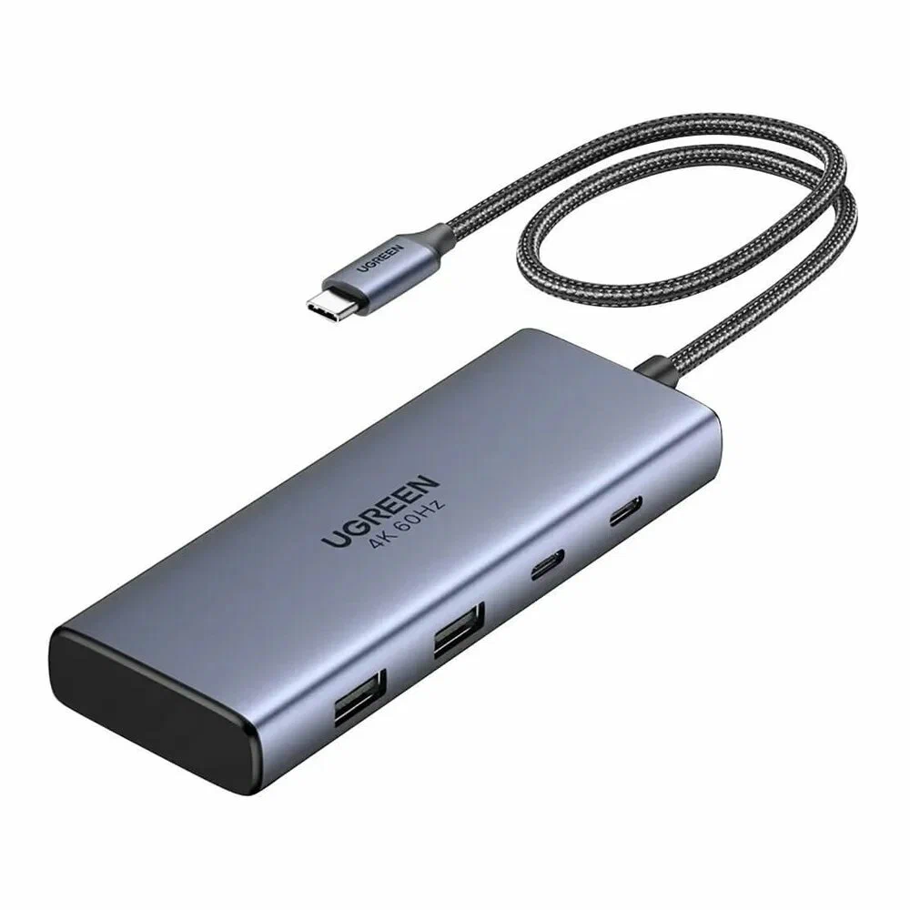 45379 Док-станция UGREEN CM498 USB-C - 2xUSB-A 3.2, 2xUSB-C 3.2, 2xHDMI v2.0 4K 60Hz, PD 100W 45379 Док-станция UGREEN CM498 USB-C - 2xUSB-A 3.2, 2xUSB-C 3.2, 2xHDMI v2.0 4K 60Hz, PD 100W