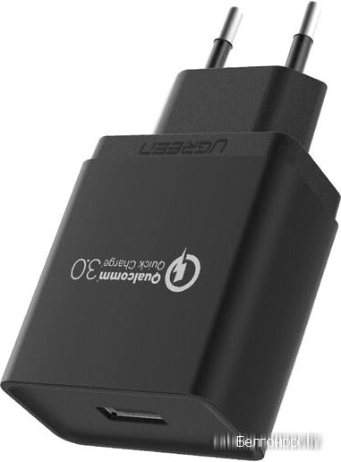 Сетевое зарядное для телефона Ugreen CD122 (20908) черный  на ugreen.by 