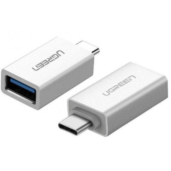 30155 Адаптер UGREEN US173 Type-C - USB 3.0 (папа - мама), цвет: белый  на ugreen.by 