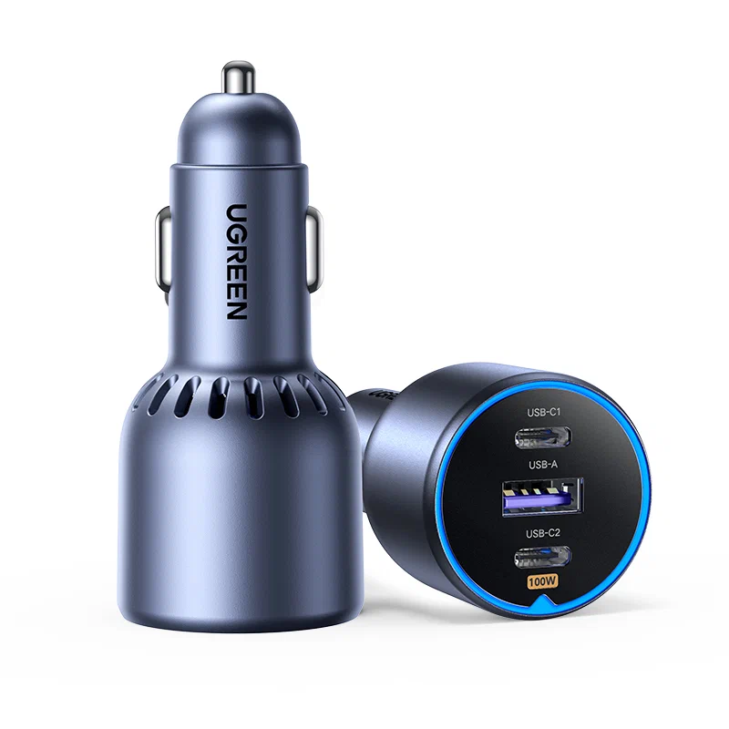 55511 Автомобильное зарядное устройство UGREEN EC705 130W  2xUSB-C, 1xUSB-A 55511 Автомобильное зарядное устройство UGREEN EC705 130W  2xUSB-C, 1xUSB-A