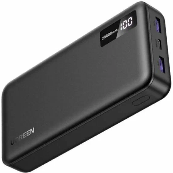 25683 Портативное зарядное устройство UGREEN PB312 20000mAh PD 20W. Цвет: черный 25683 Портативное зарядное устройство UGREEN PB312 20000mAh PD 20W. Цвет: черный