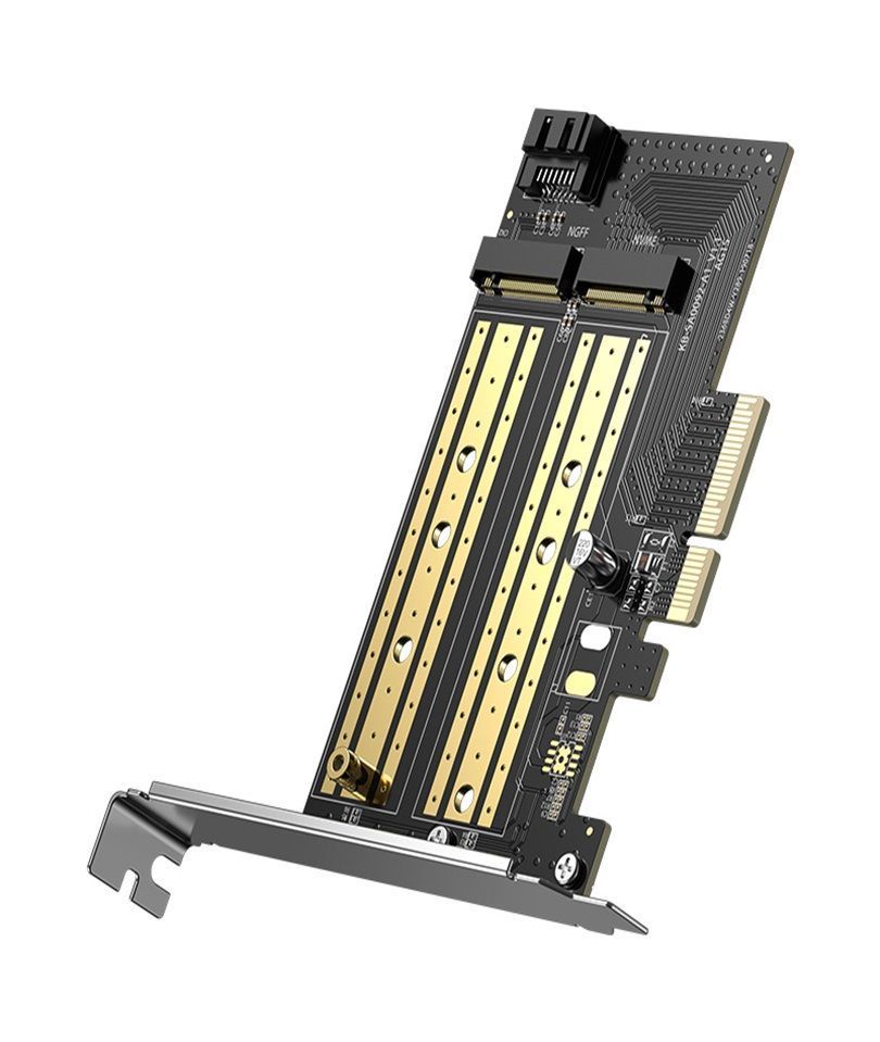 70504 Карта PCI Express UGREEN CM302 PCI Express в M.2 NVME (M-Key, B-Key), цвет: черный 70504 Карта PCI Express UGREEN CM302 PCI Express в M.2 NVME (M-Key, B-Key), цвет: черный