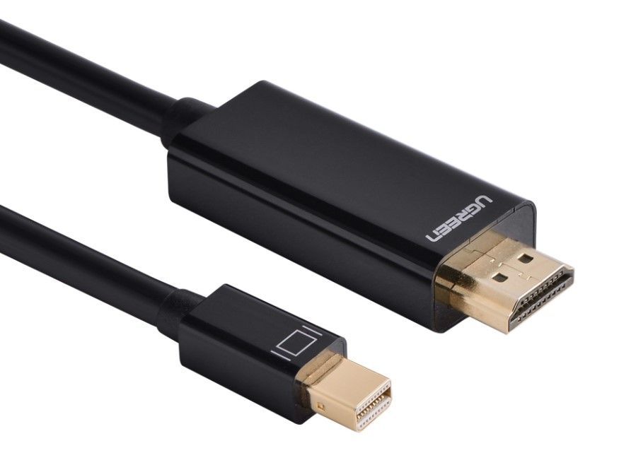 10455 Кабель Ugreen MD101 MiniDisplayPort-HDMI, 3m, Цвет-черный.