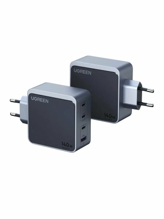 45575 Сетевое зарядное устройство UGREEN X570 Nexode S 140W USB-A+3*USB-C GaN Tech Fast Charger EU