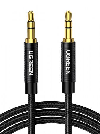 50363 Аудио кабель 3,5мм - 3,5мм UGREEN AV112, цвет: черный, длина: 2m