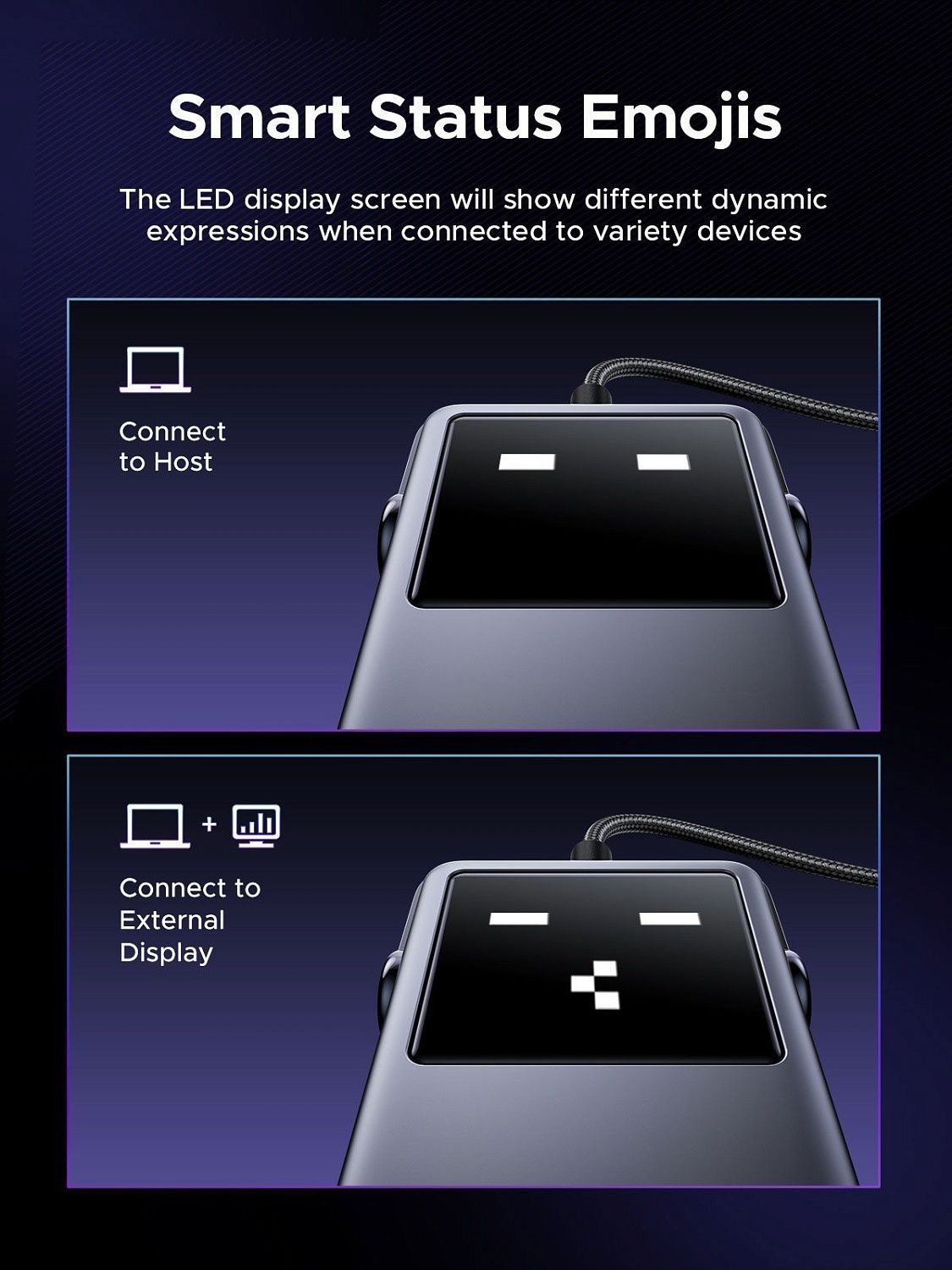 75179 Хаб UGREEN CM889 7-in-1 USB-C Hub With 1*HDMI&3*USB-A&USB-C PD&SD&microSD. Цвет: серый космос