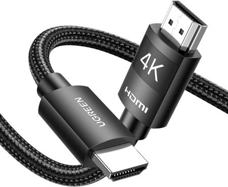 40103 Кабель UGREEN HD119 4K HDMI Cable Male to Male Braided. Длина 5м. Цвет: черный