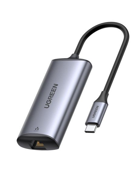 70446 Сетевой адаптер UGREEN CM275 USB Type-C - LAN 2.5Gbit Длина - 0,10м. Цвет- серый.