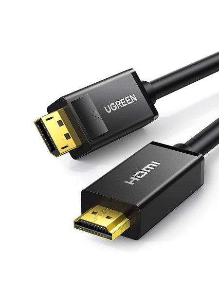 10238 Кабель Ugreen DP101 DisplayPort-HDMI, 1m, Цвет-черный. 10238 Кабель Ugreen DP101 DisplayPort-HDMI, 1m, Цвет-черный.