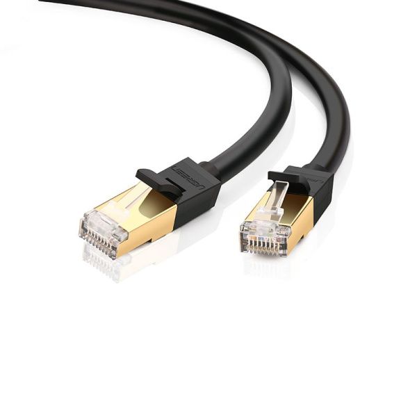 11269 Патч-корд cat 7 STP Ugreen NW107, 2м , цвет: черный 11269 Патч-корд cat 7 STP Ugreen NW107, 2м , цвет: черный