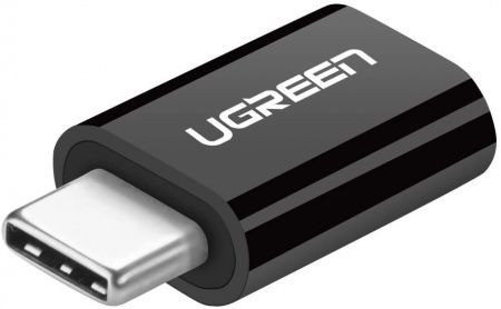 30391 Адаптер UGREEN US157 Type-C 3.1 - Micro-USB, цвет: черный