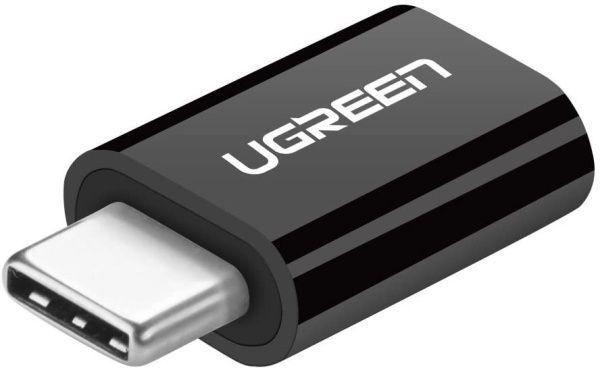 30391 Адаптер UGREEN US157 Type-C 3.1 - Micro-USB, цвет: черный 30391 Адаптер UGREEN US157 Type-C 3.1 - Micro-USB, цвет: черный