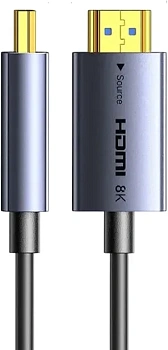 55508 Ugreen HD183 Fiber Optic Cable Male to Male Aluminium Shell 30m