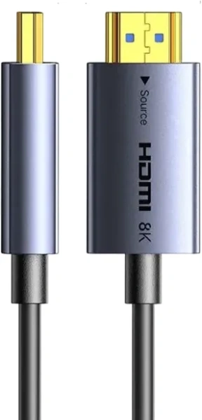 55504 Ugreen HD183 Fiber Optic Cable Male to Male Aluminium Shell 10m