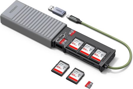 55899 Мультифункциональный кейс для карт памяти UGREEN CM856