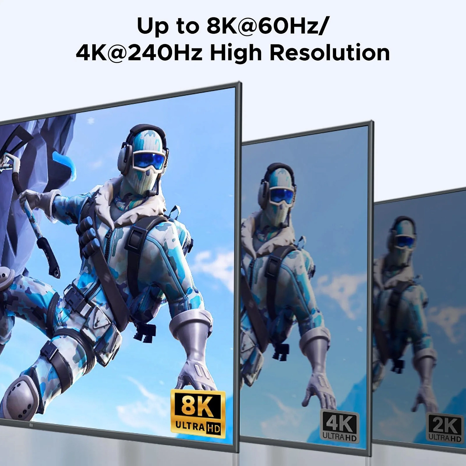 55851 Переключатель UGREEN AK700 8K@60Hz DisplayPort Dual Monitor KVM Switch 2 In 2 Out. Цвет: серый космос