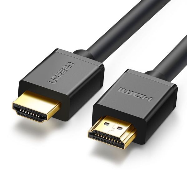 10178 Кабель UGREEN HD104 HDMI v1.4, медь 19+1, цвет: желтый+черный, 8M