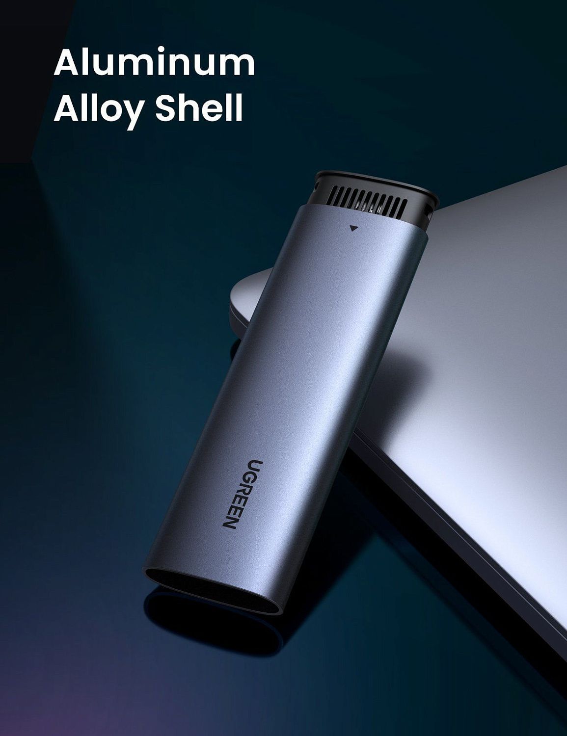 10902 Внешний бокс для SSD M.2 UGREEN CM400, USB TypeC, 10GB