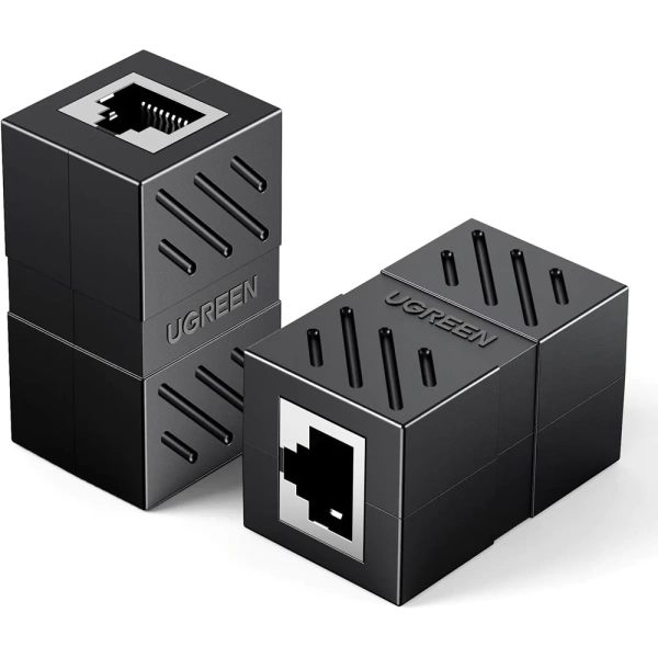 30718 Соединитель витой пары UGREEN NW114 RJ-45 - RJ45 (10шт) цвет: черный