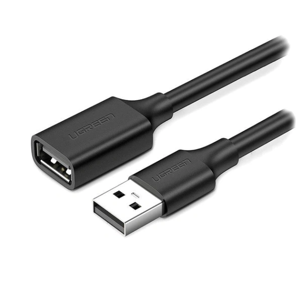 10315 Кабель UGREEN US103 USB-A - USB-A (папа-мама), цвет: черный, 1.5M 10315 Кабель UGREEN US103 USB-A - USB-A (папа-мама), цвет: черный, 1.5M
