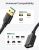 10373 Кабель UGREEN US129 USB-A - USB-A (папа-мама), цвет: черный, 2M