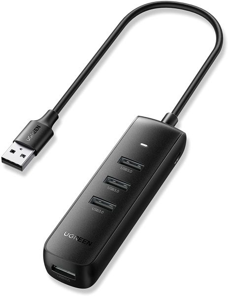 10915 USB-хаб UGREEN CM416 USB 3.0 - 4xUSB-A 3.0.Длина кабеля - 0.25м. Цвет- черный. 10915 USB-хаб UGREEN CM416 USB 3.0 - 4xUSB-A 3.0.Длина кабеля - 0.25м. Цвет- черный.