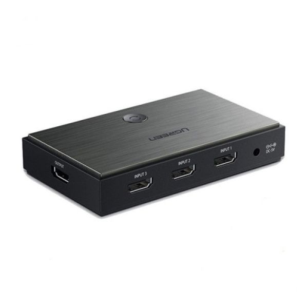 50709 Переключатель UGREEN CM188 3x1 HDMI v2.0 4К 60Гц 50709 Переключатель UGREEN CM188 3x1 HDMI v2.0 4К 60Гц
