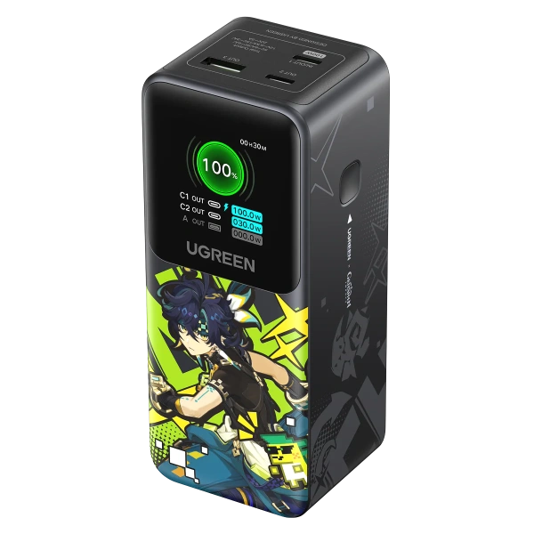 35524GI Портативное зарядное устройство UGREEN PB721 20000mAh 130W. Genshin Impact Edition
