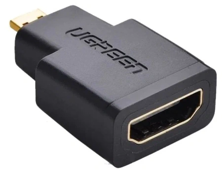 20106 Переходник UGREEN Micro HDMI-HDMI (female-female). Цвет - черный.