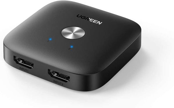 80126 Переключатель UGREEN CM333 2x1 HDMI 4К 60Гц 80126 Переключатель UGREEN CM333 2x1 HDMI 4К 60Гц