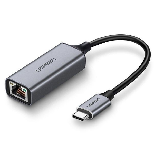 50737 Сетевой адаптер UGREEN CM199 USB Type-C - LAN 1Gbit. Длина - 0,10м. Цвет- серый.