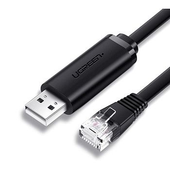 50773 Кабель UGREEN CM204 USB - RJ45, 1,5м