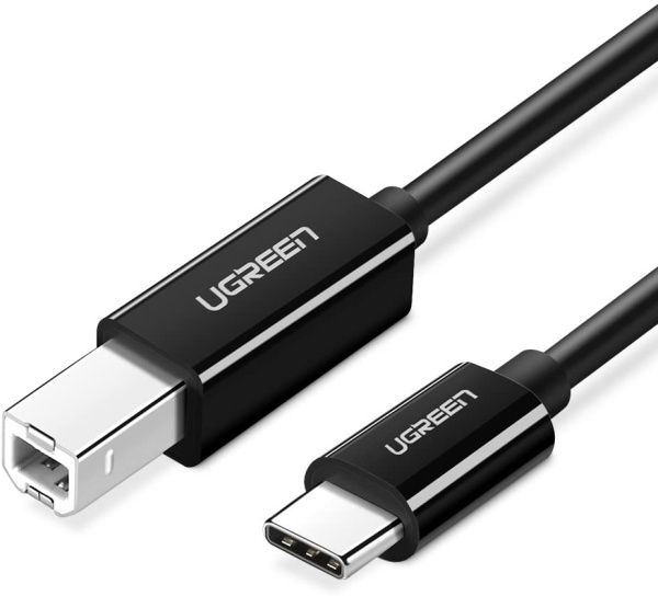 50446 Кабель UGREEN US241 Type-C - USB B, цвет: черный, 2M 50446 Кабель UGREEN US241 Type-C - USB B, цвет: черный, 2M