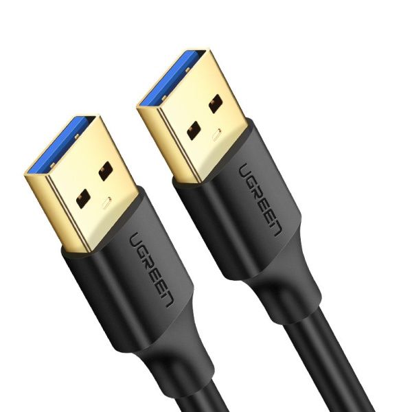 10370 Кабель UGREEN US128 USB-A - USB-A (папа-папа), цвет: черный, 1M 10370 Кабель UGREEN US128 USB-A - USB-A (папа-папа), цвет: черный, 1M