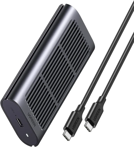 80554 Внешний бокс для SSD M.2 UGREEN CM347, USB TypeC 3.2 Gen2, (NVME) M.2 20 Гбит