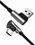 20857 Кабель UGREEN US176 USB 2.0 - USB Type-C, угловой, оплетка, цвет: черный, 2M  на ugreen.by 