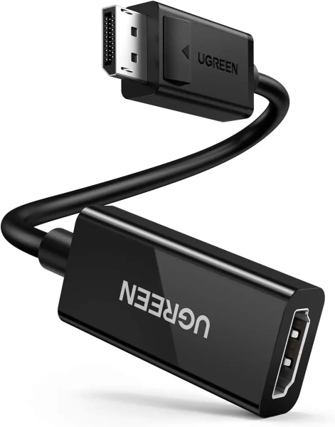 70694 Переходник UGREEN MM137 DisplayPort (male) to HDMI (female) 4K60Hz Цвет - черный. 70694 Переходник UGREEN MM137 DisplayPort (male) to HDMI (female) 4K60Hz Цвет - черный.