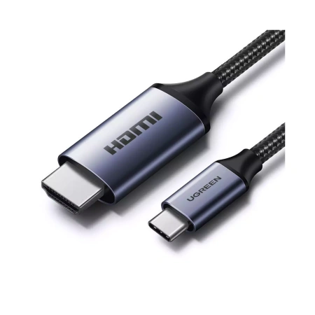 90451 Cable UGREEN CM565 USB-C - HDMI 8K@60H, color: gris, 1,5 m.