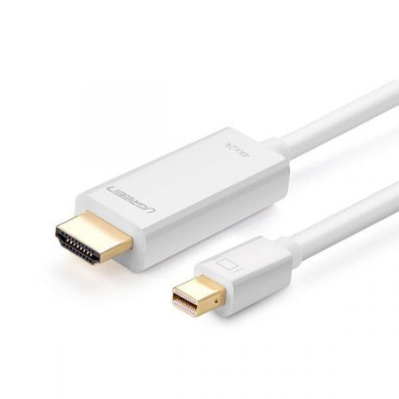 20849 Кабель Ugreen MD101 MiniDisplayPort-HDMI, 1.5m, Цвет-белый.
