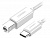 40417 Кабель UGREEN US241 Type-C - USB B, цвет: белый, 1.5M  на ugreen.by 