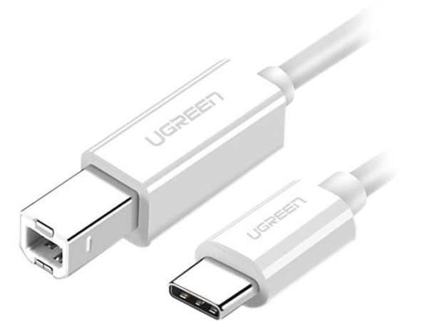 40417 Кабель UGREEN US241 Type-C - USB B, цвет: белый, 1.5M 40417 Кабель UGREEN US241 Type-C - USB B, цвет: белый, 1.5M