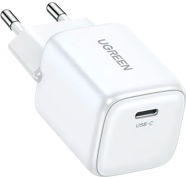 15326 Зарядное устройство UGREEN CD319 Nexode Mini GaN 1xUSB-C 30W. Цвет: белый 15326 Зарядное устройство UGREEN CD319 Nexode Mini GaN 1xUSB-C 30W. Цвет: белый