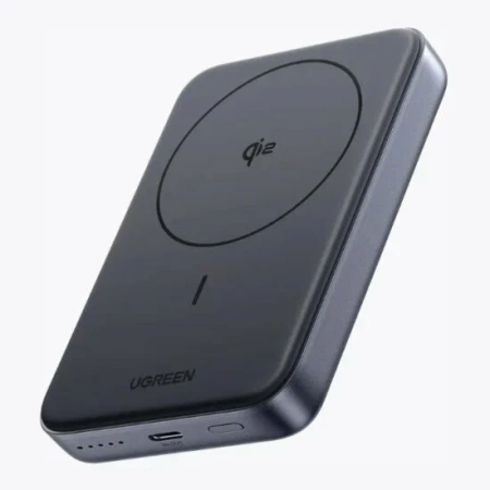 45763 Внешний аккумулятор UGREEN PB761 10000mAh MIni Magnetic Wireless 30W Power Bank Space Gray