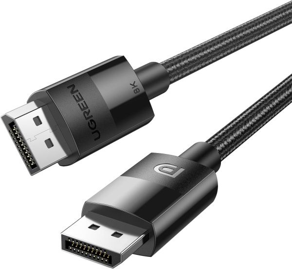 80394 Кабель UGREEN DP114 DisplayPort v1.4, 5м, оплетка