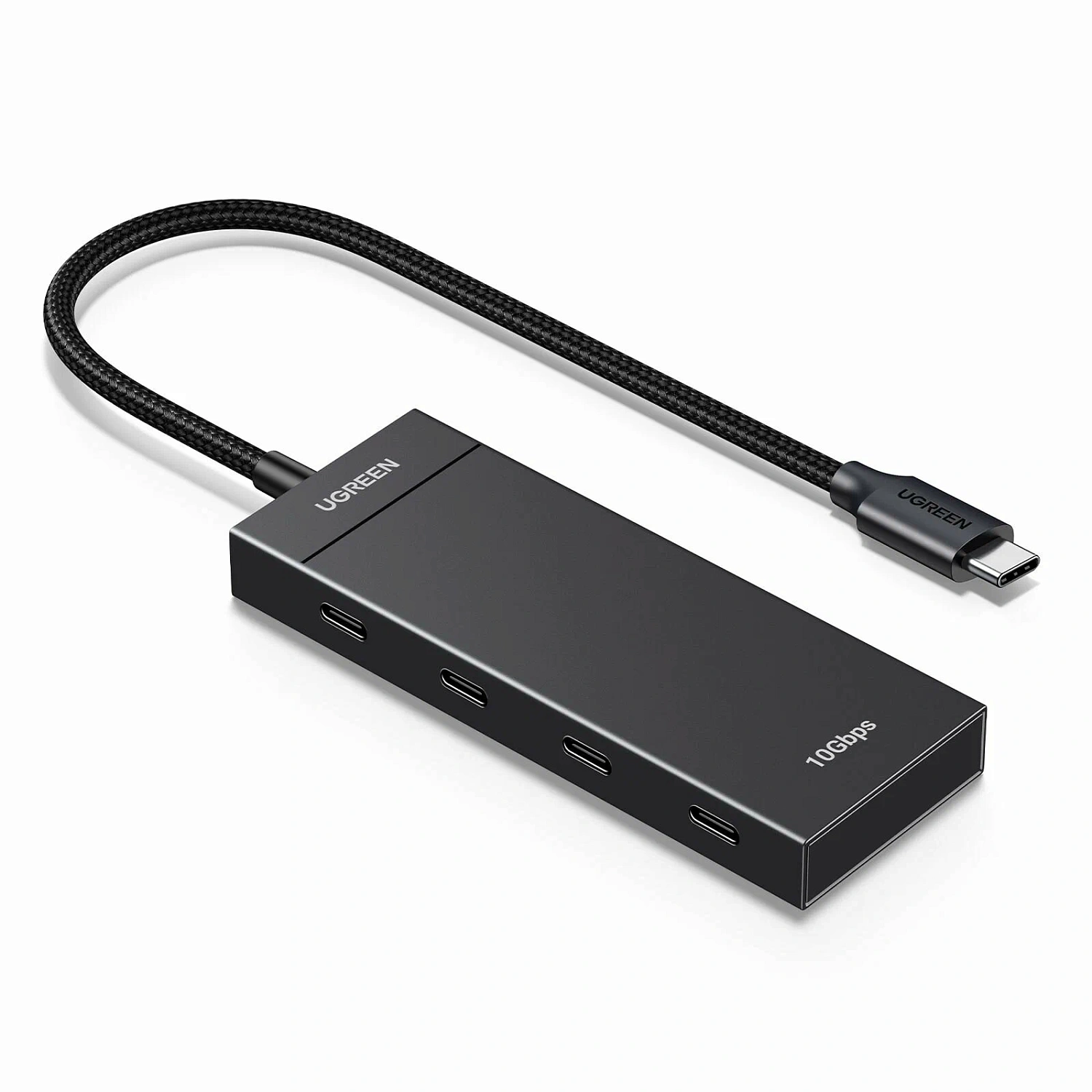 35584 USB-хаб UGREEN CM806 USB-C - 4xUSB-C HUB без PD. Цвет: черный 35584 USB-хаб UGREEN CM806 USB-C - 4xUSB-C HUB без PD. Цвет: черный